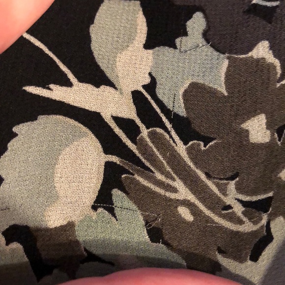 Banana Republic Silk Dress Size 0 Lined Side Zip FLAWS - Picture 17 of 17